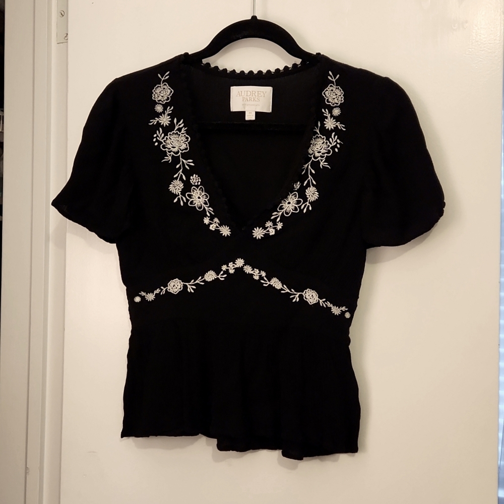 Audrey Parks Womens Blouse